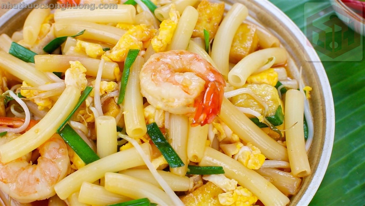 Hạt thốt nốt non xào tôm