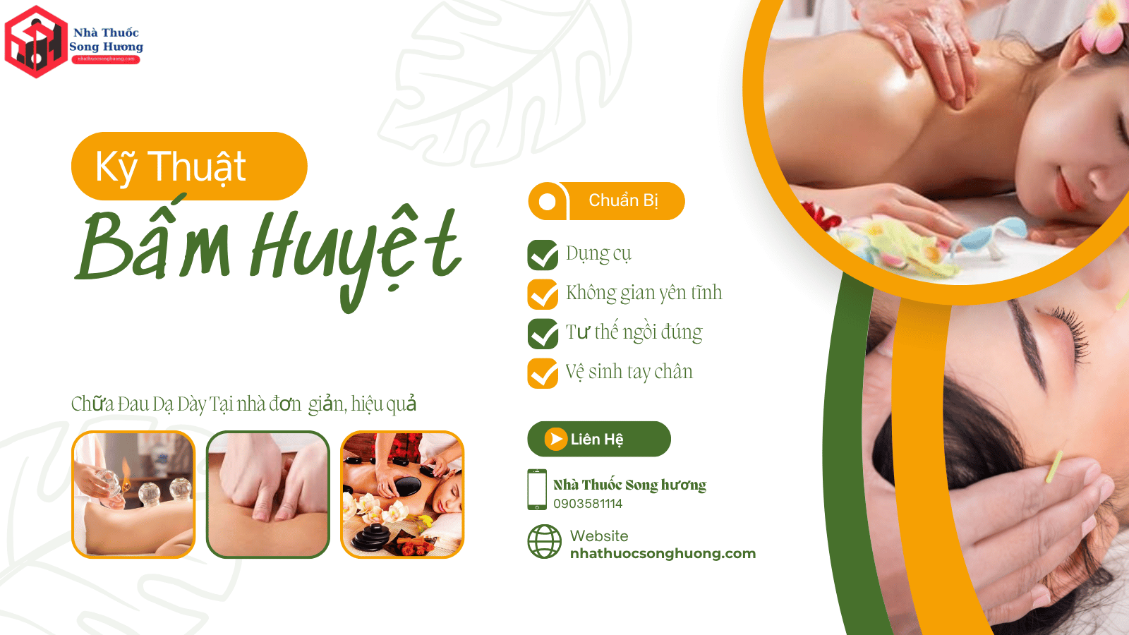 Cách bấm huyệt chữa bệnh đau dạ dày tại nhà