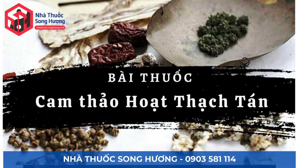 hình minh họa bài thuốc cam thảo hoạt thạch tán