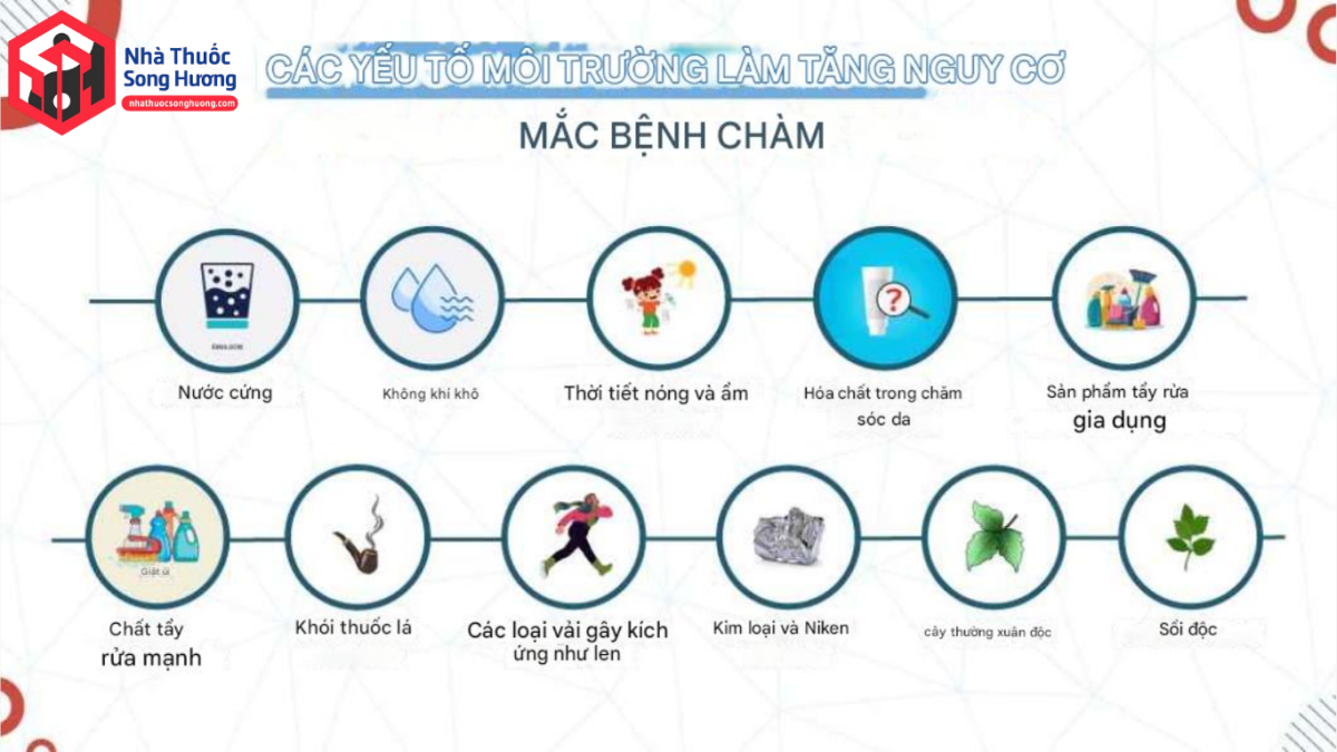 tác nhân môi trường gây chàm