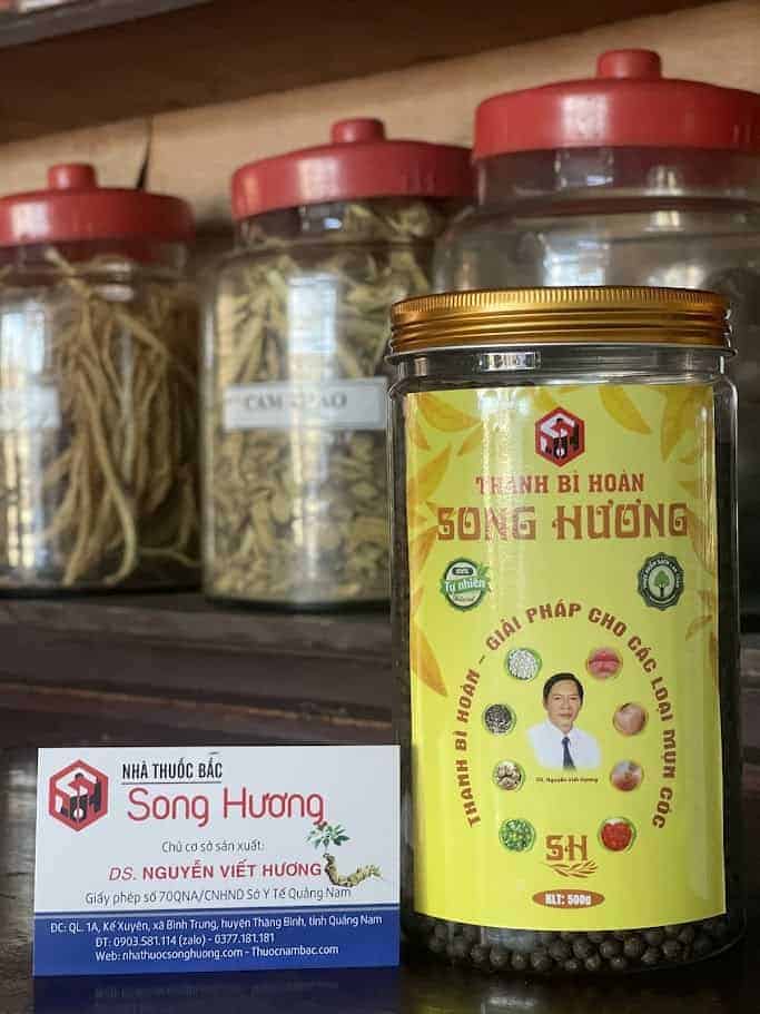 Thanh Bì Hoàn Song Hương – bài thuốc đông y hỗ trợ điều trị mụn cóc và sùi mào gà, dạng hoàn 500g