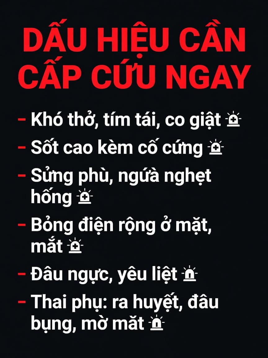 Đi khám đúng lúc và xử trí an toàn