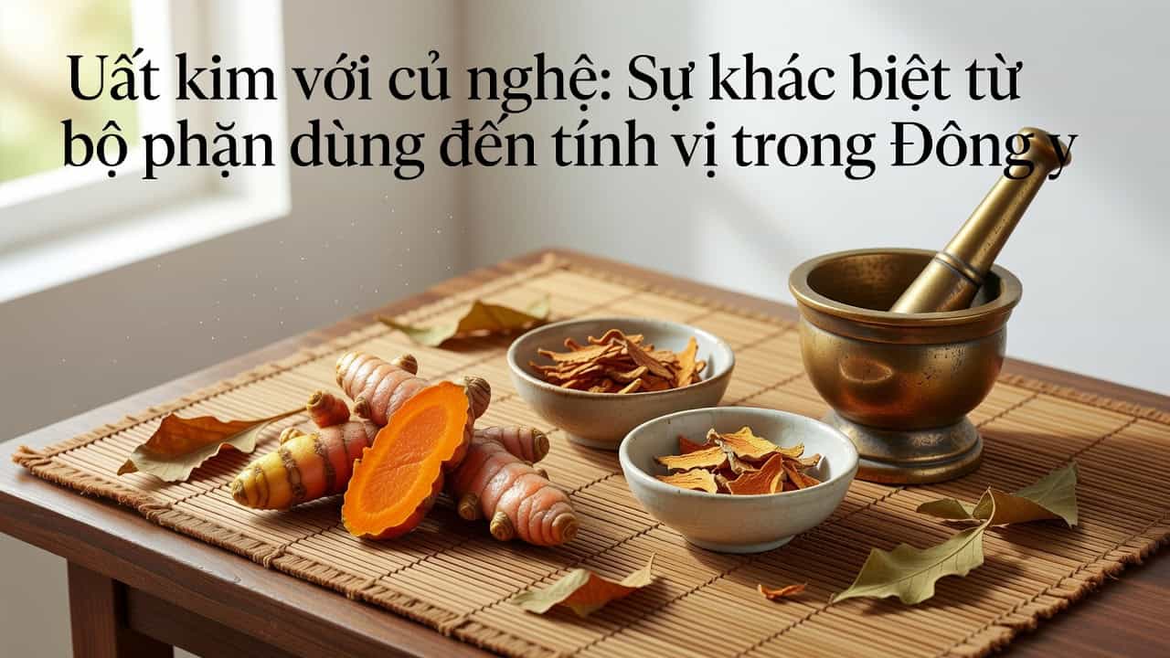 Uất Kim, thảo dược Đông y trị bệnh tại Đà Nẵng.