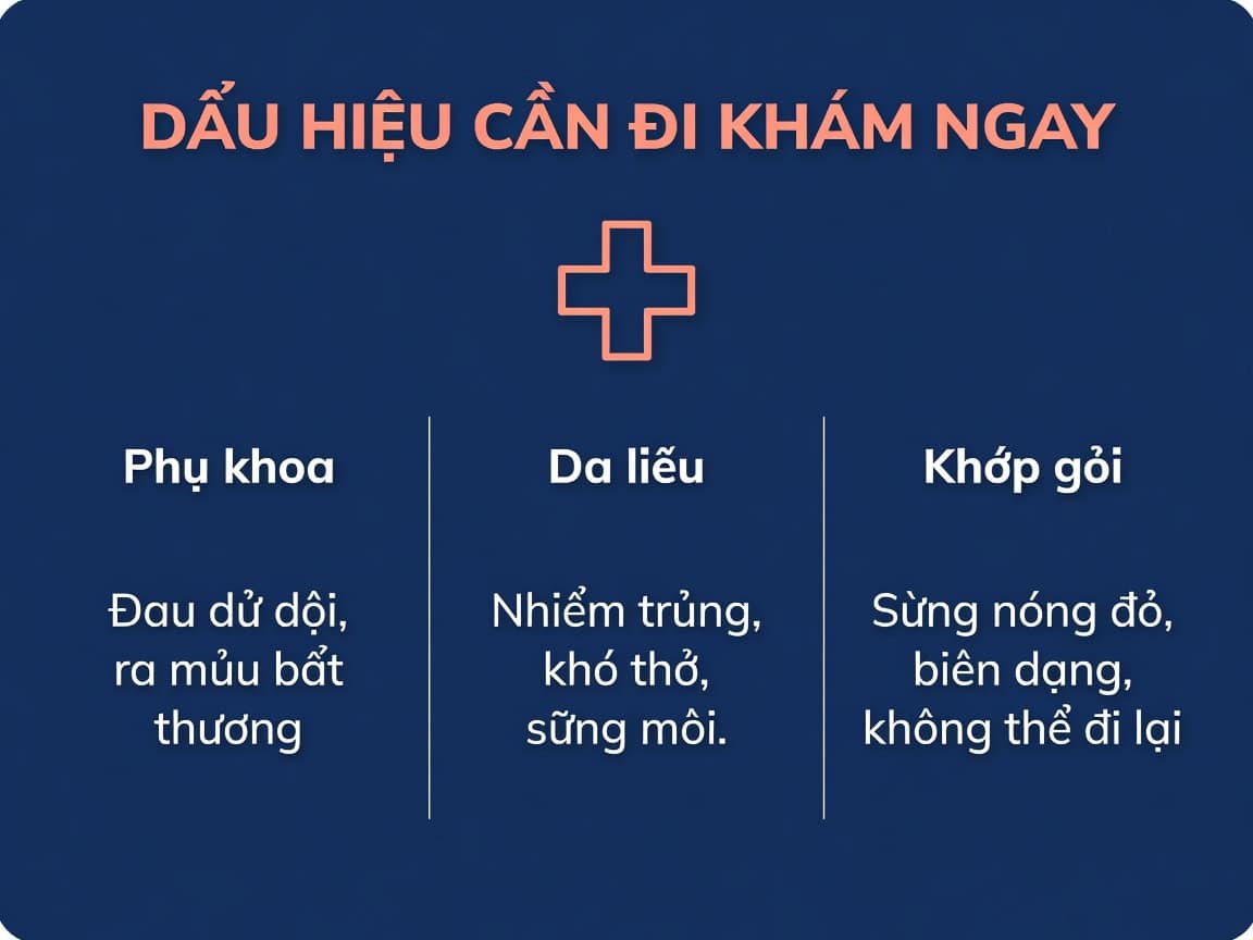 Khi nào cần đi khám thay vì tự bấm huyệt?